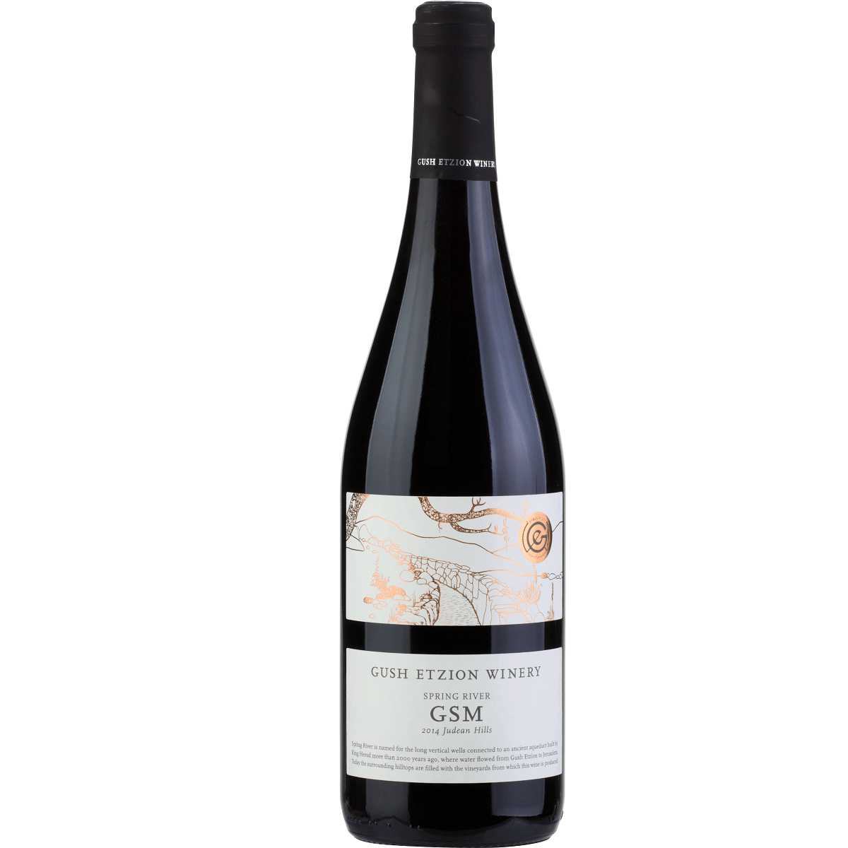 Gush Etzion Spring River G.S.M. (375mL Mini Bottle) 2023